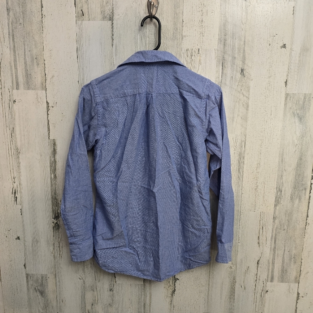 Est 1989 Place Boys Blue Button-Up Shirt Size XL 14 - Picture 6 of 6